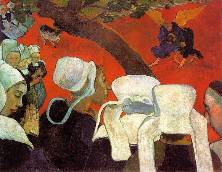 Paul Gauguin The Visitation after the Sermon